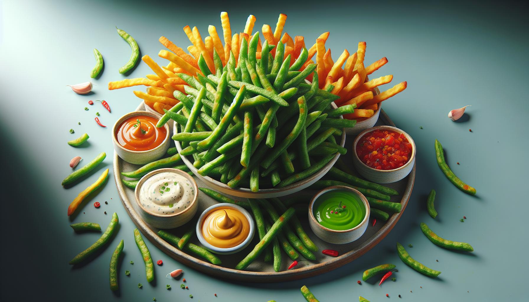 Crispy Green Bean Fries in Air Fryer: Recipe, Serving Ideas & Dipping ...