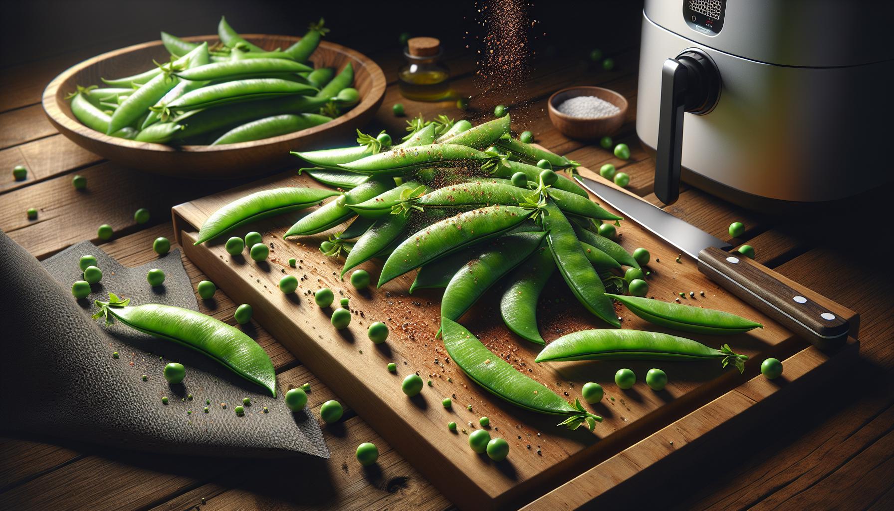 Elevate Your Snacking Game with Crispy Air Fryer Snap Peas: A Healthy Recipe