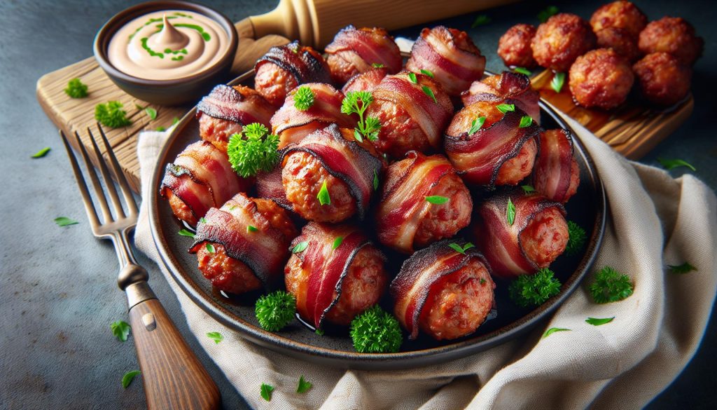 Tasty Bacon-Wrapped Meatballs in Air Fryer: Easy Recipe Guide