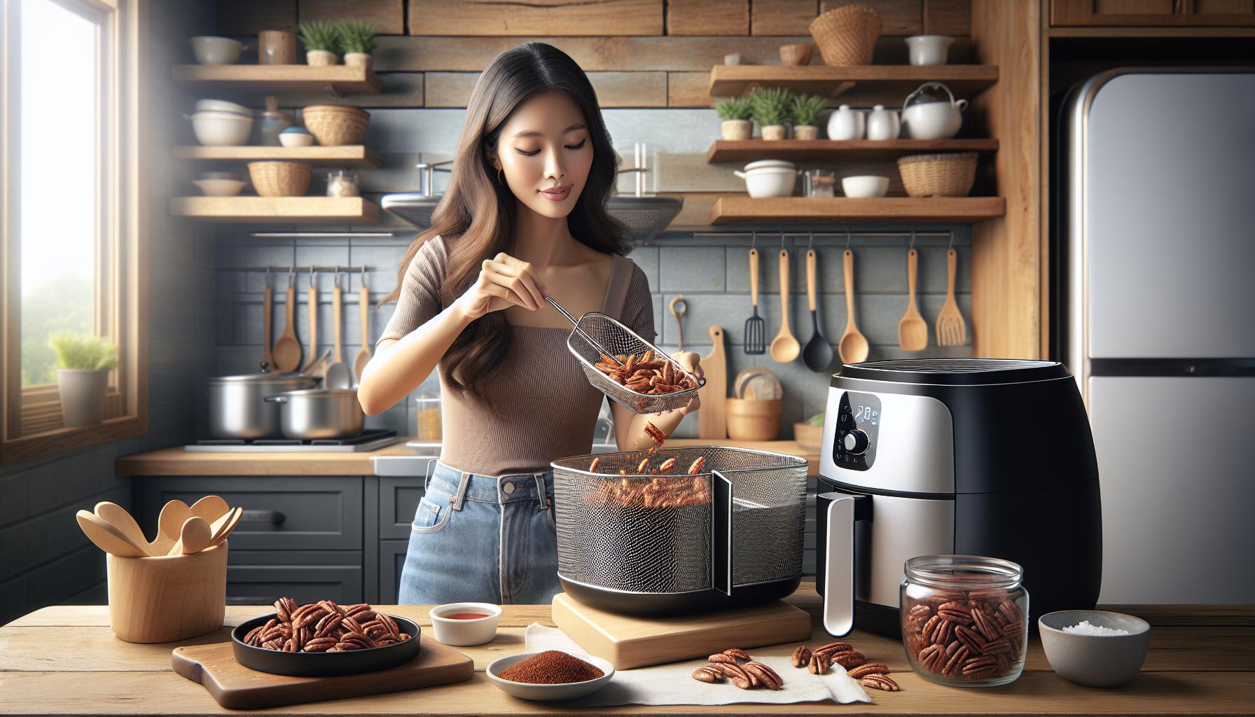 Easy Air Fryer Spiced Pecans Recipe: Quick and Delicious Snack