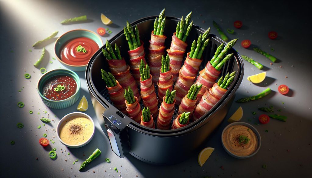 Easy Air Fryer Bacon-Wrapped Asparagus Recipe & Serving Tips