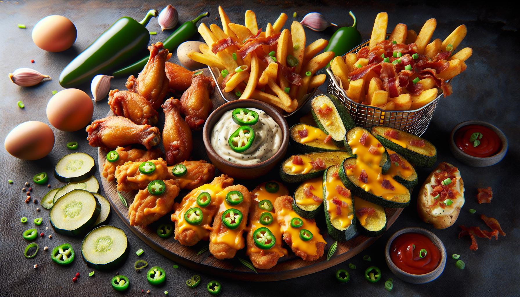 Delicious Air Fryer Appetizers: Chicken Wings, Jalapeno Poppers, & More