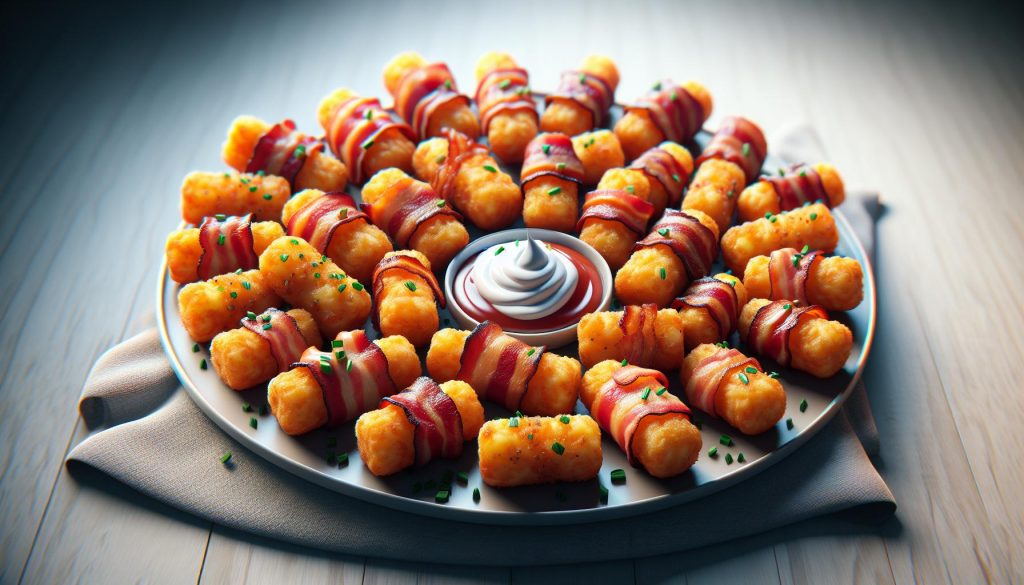 Delicious Bacon-Wrapped Tater Tots Air Fryer Recipe with Flavor Variations