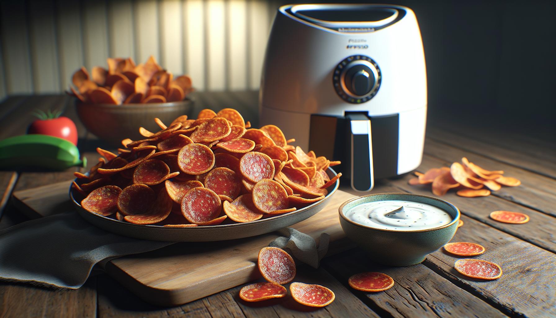 Air Fryer Pepperoni Chips: Easy Recipe, Serving Tips & Storage Tricks