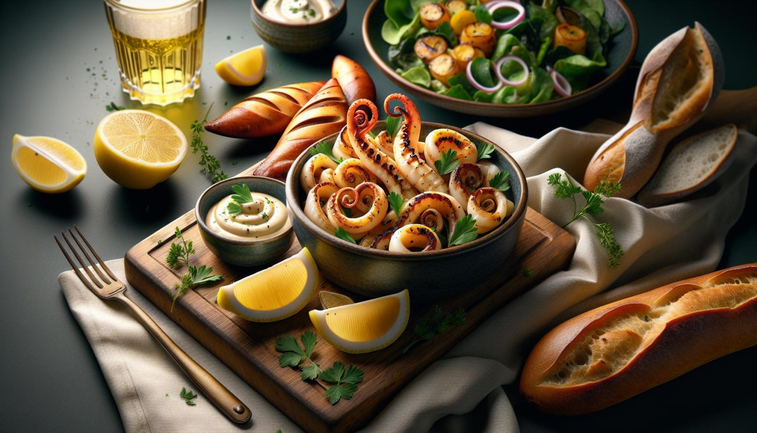 Grilled Calamari with Air Fryer Easy Recipe & Serving Tips Air Fryer