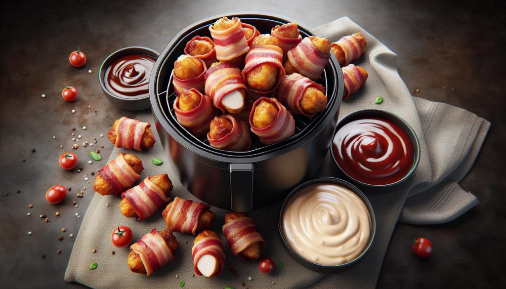 Crispy Bacon-Wrapped Chicken Bites in Air Fryer: Step-by-Step Guide