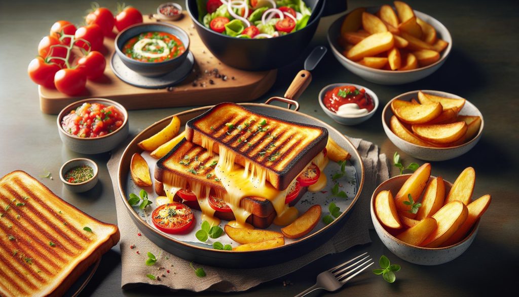 Crispy Cheese & Tomato Toastie in Air Fryer: Easy Recipe & Serving Tips