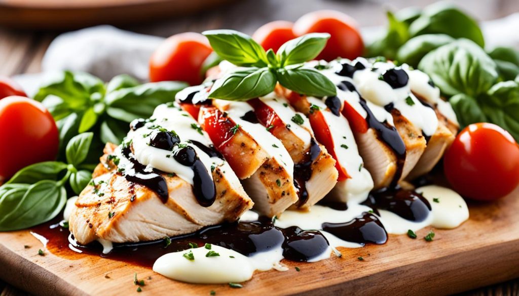 Baked Chicken Caprese Recipe with Fresh Ingredients