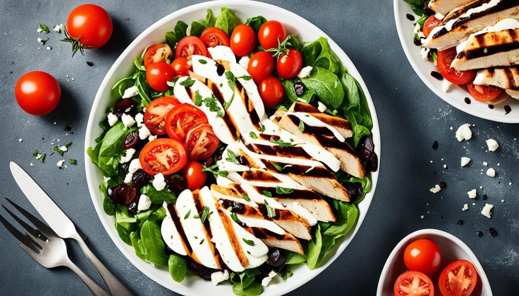 Balsamic Chicken Caprese Salad Recipe