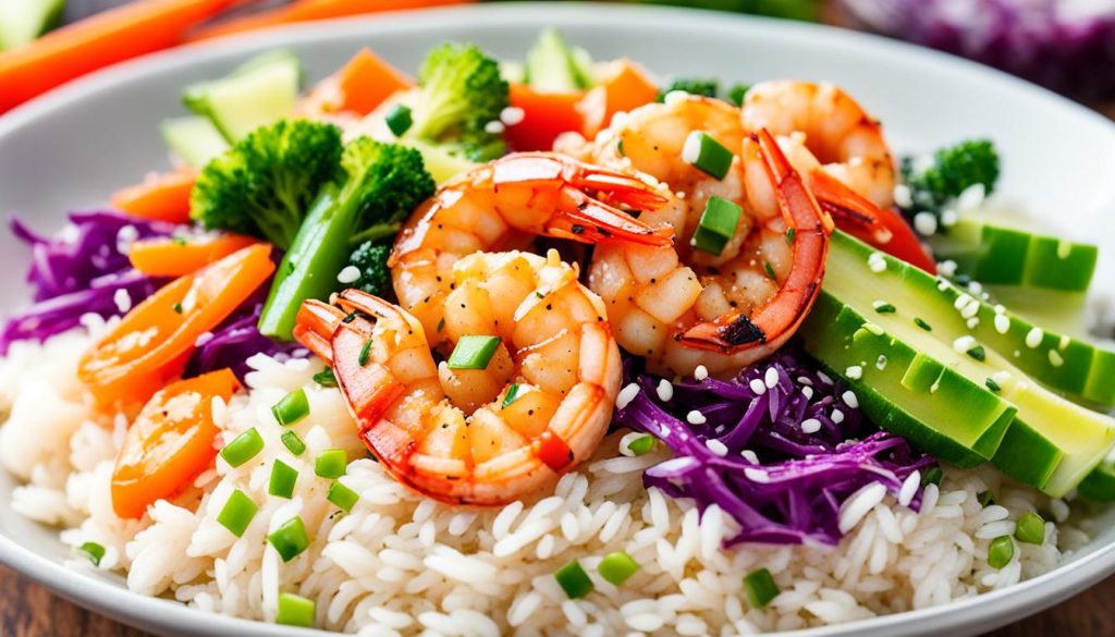 Honey Garlic Shrimp Bowl Recipe