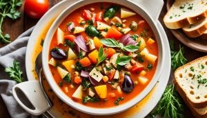 Italian cuisine vegetable soup