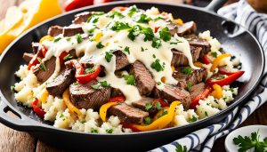 Optavia Philly Cheesesteak Skillet Recipe