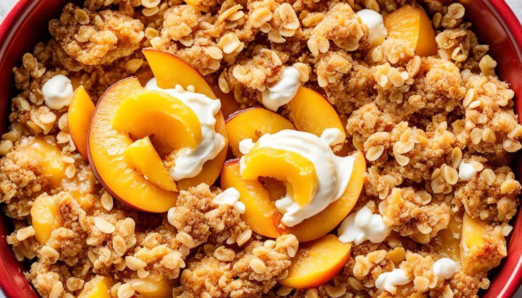 Quick Peach Dessert