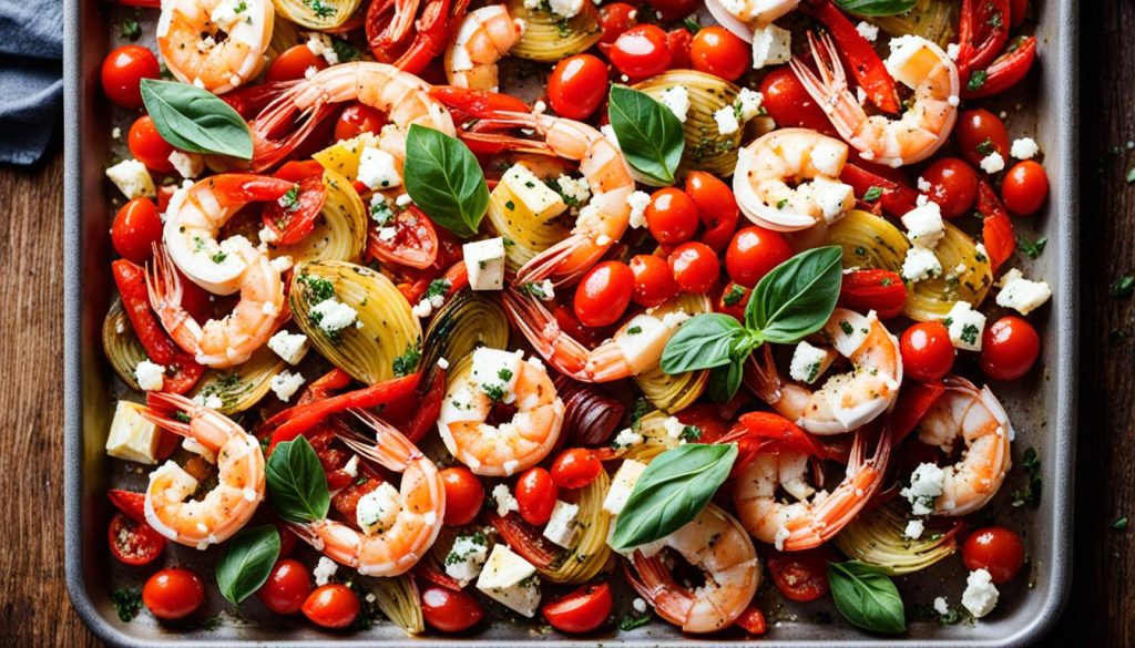 Sheet Pan Mediterranean Shrimp Recipe