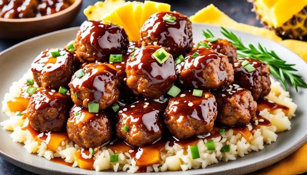 Teriyaki Pineapple Meatballs Recipe Recipe