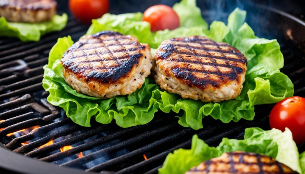 Turkey Burger Lettuce Wraps Recipe