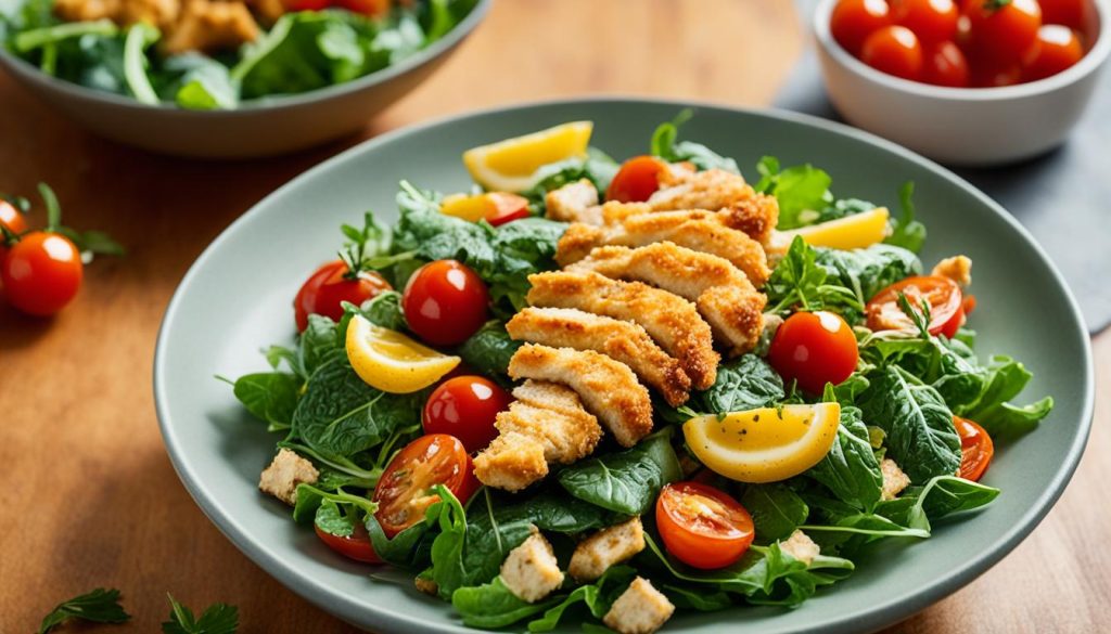 Crispy Chicken Salad With Honey Mustard Dressing Recipe