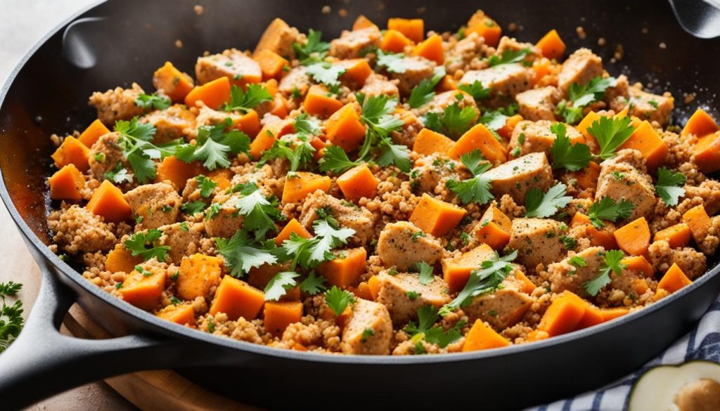 ground chicken skillet recipe