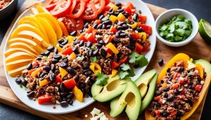 healthy bell pepper nachos