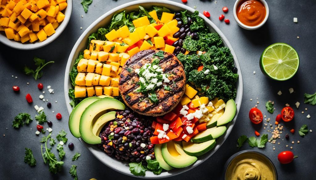 healthy bowls and burgers