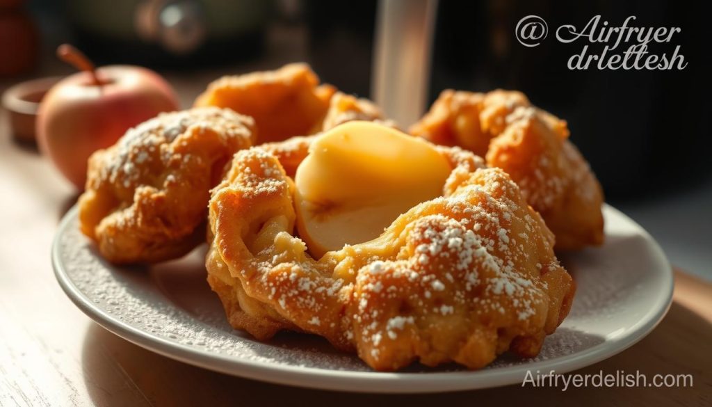 Air Fryer Apple Fritters