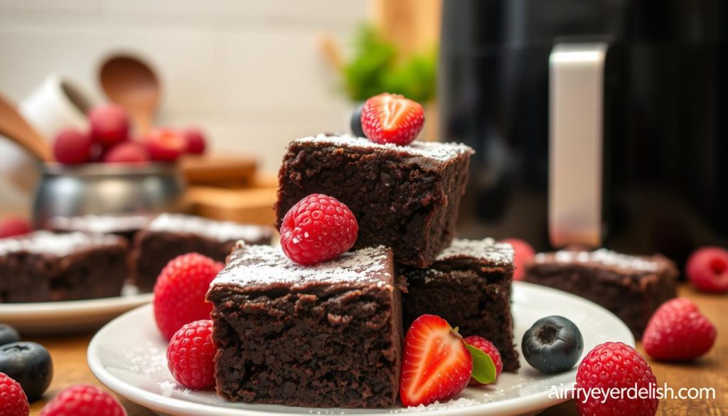 Low-Calorie Air Fryer Brownies