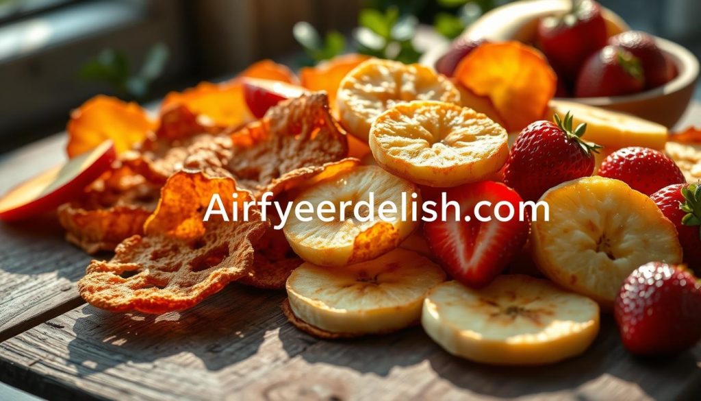 Air Fryer Fruit Crisps