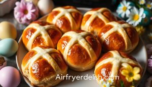 Air Fryer Hot Cross Buns