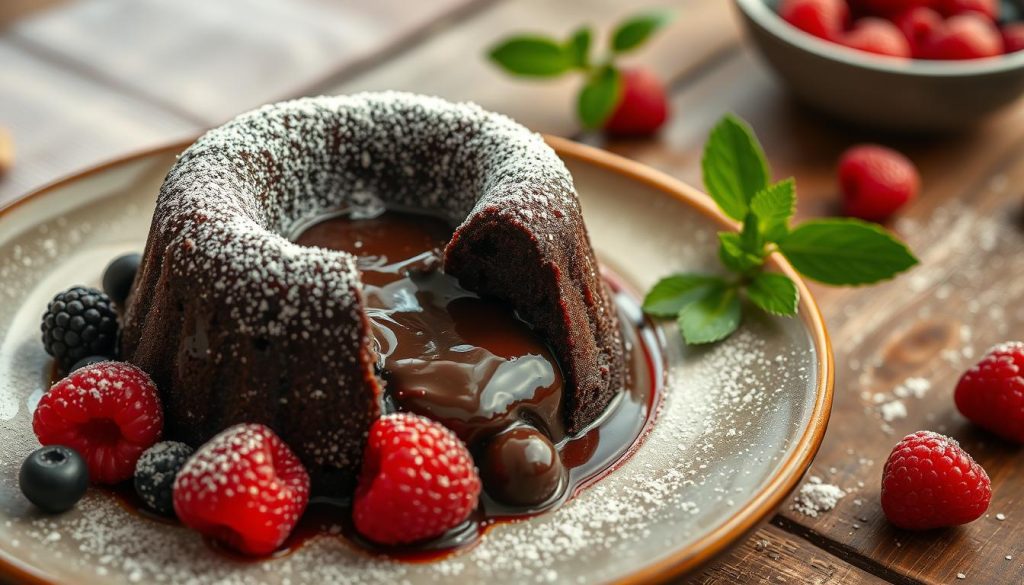 Air Fryer Chocolate Lava Cakes