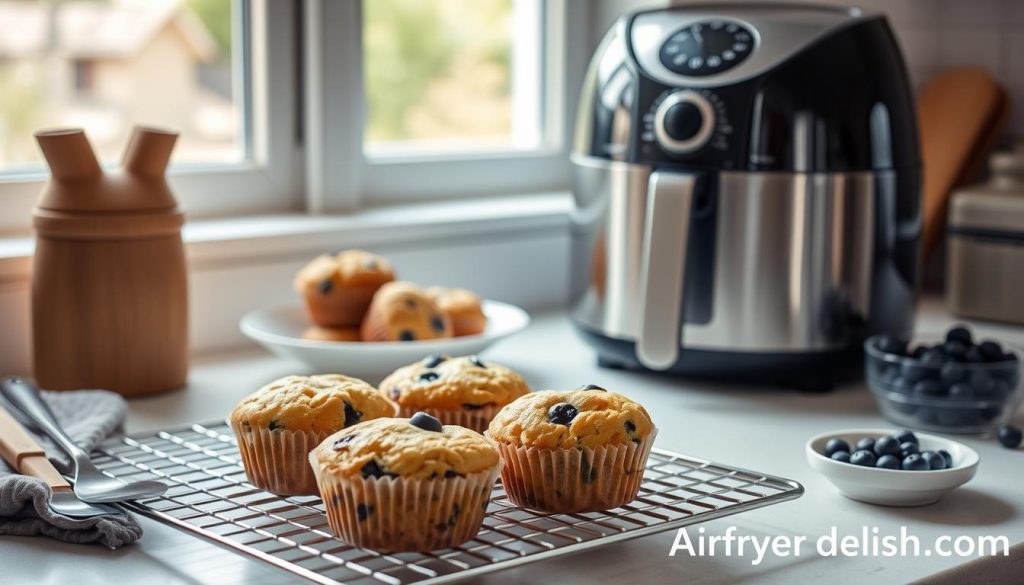 Storing air fryer muffins