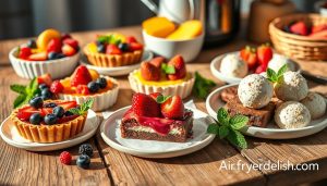 healthy air fryer desserts